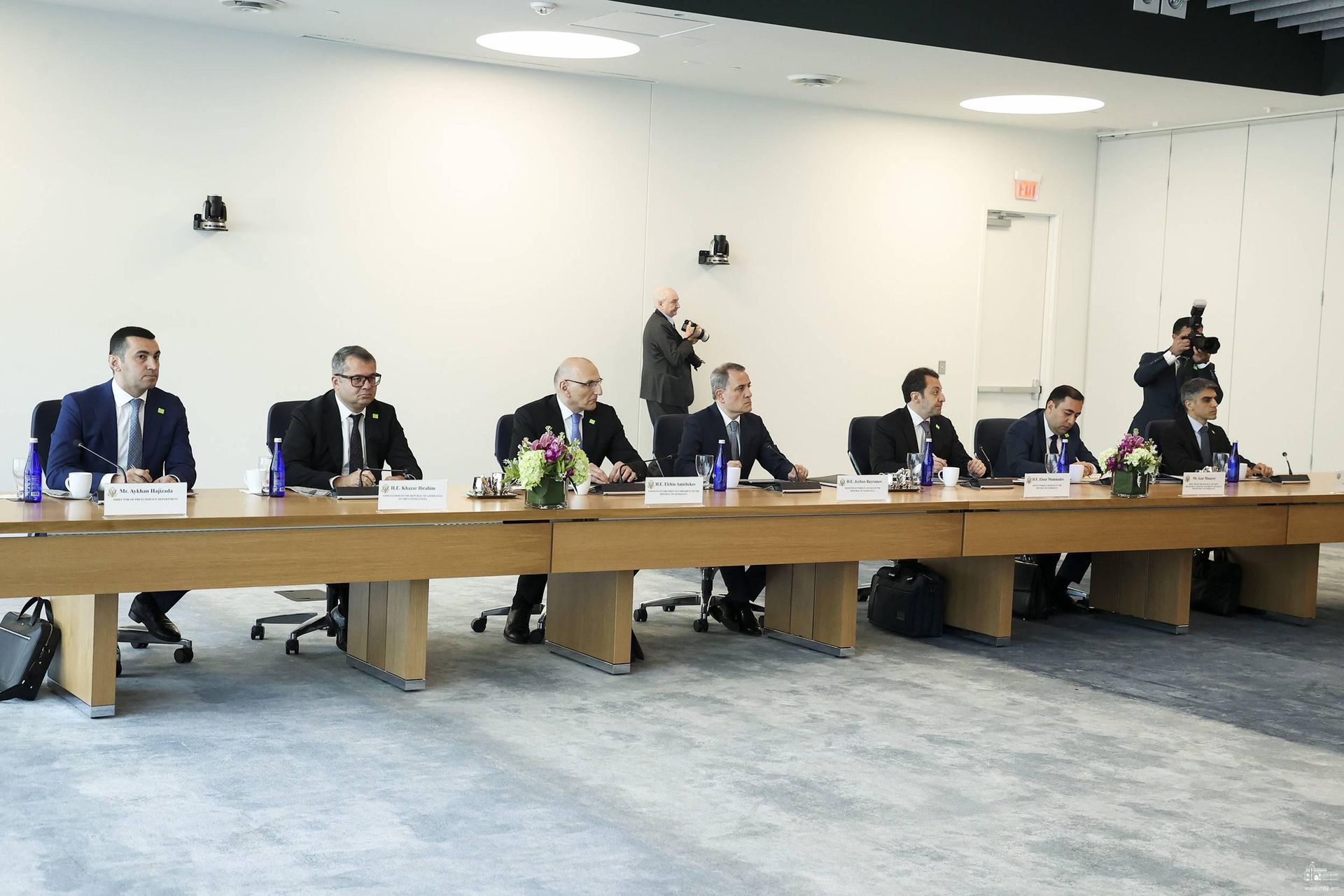 Встреча министра иностранных дел Армении Арарата Мирзояна, госсекретаря США Энтони Блинкена и министра иностранных дел Азербайджана Джейхуна Байрамова (1 мая 2023). Вашингтон - Sputnik Արմենիա, 1920, 01.05.2023