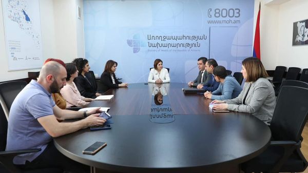 Համագործակցության ծրագրի վերաբերյալ  հուշագրի քննարկումը ՀՀ առողջապահության նախարարությունում - Sputnik Արմենիա