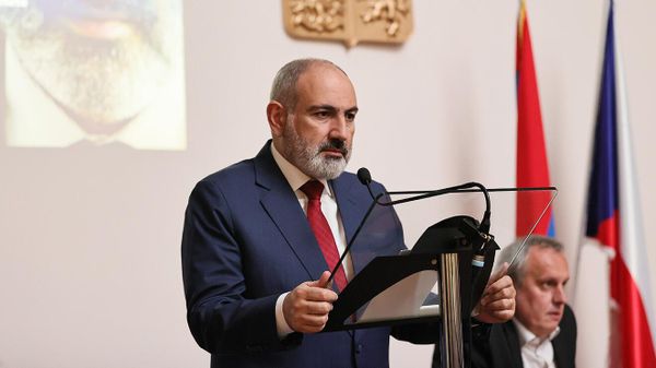 Выступление премьер-министра Армении Никола Пашиняна в центре трансатлантических отношений (4 мая 2023). Прага - Sputnik Армения