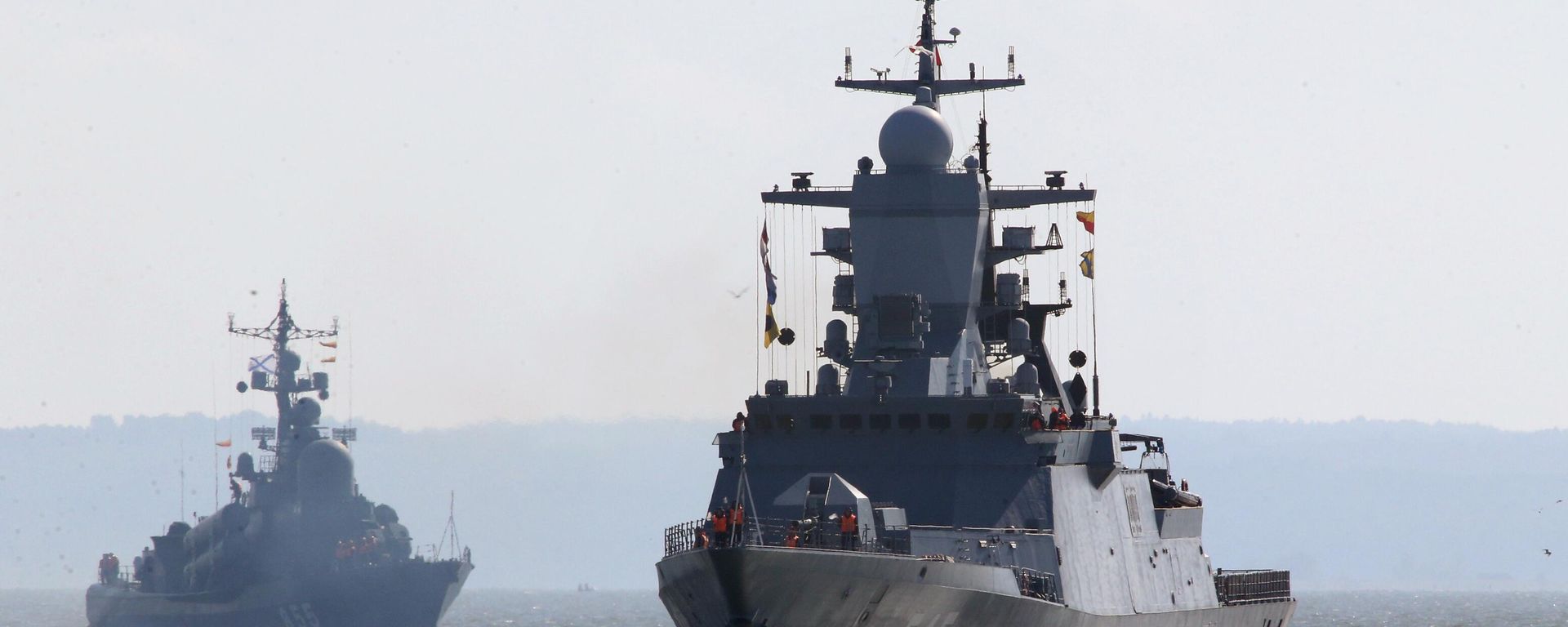 Выход кораблей Балтийского флота в море в рамках учений Запад-2017 - Sputnik Армения, 1920, 05.05.2023