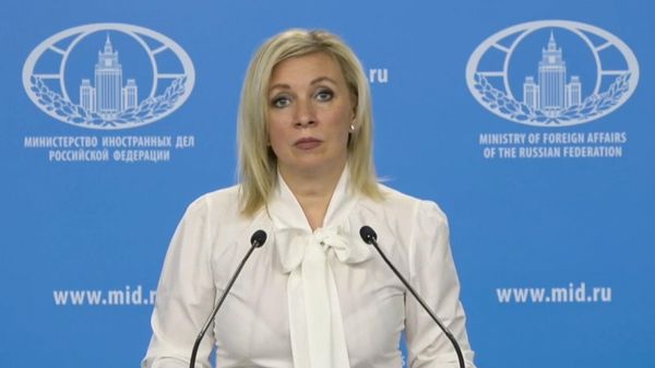 Мария Захарова во время еженедельного брифинга (24 мая 2023). Москва - Sputnik Армения