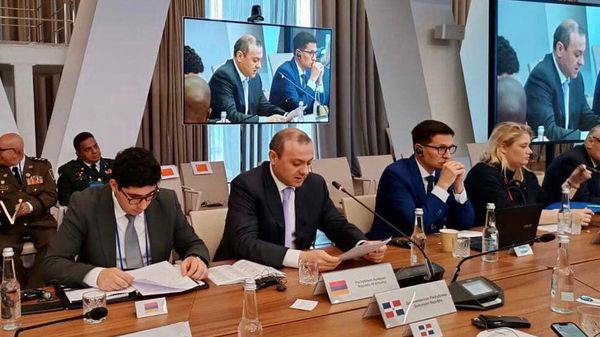 Արմեն Գրիգորյանը «Անվտանգության հարցերը համակարգող բարձրաստիճան ներկայացուցիչների 11-րդ միջազգային հանդիպման ժամամակ - Sputnik Արմենիա