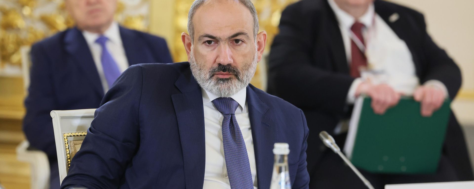Премьер-министр Республики Армения Никол Пашинян на заседании высшего Евразийского экономического совета (ВЕЭС) в узком составе (25 мая 2023). Москва - Sputnik Армения, 1920, 25.05.2023