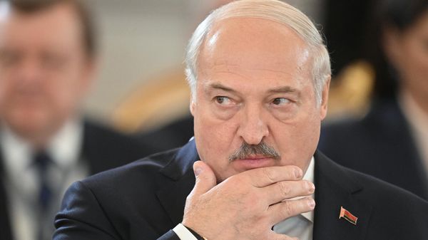 Президент Белоруссии Александр Лукашенко на заседании высшего Евразийского экономического совета в расширенном составе (25 мая 2023). Москвa - Sputnik Армения