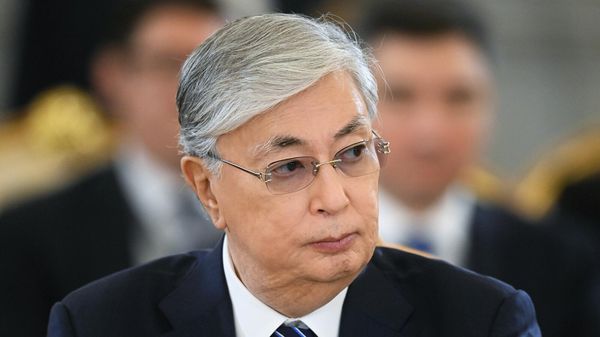 Президент Республики Казахстан Касым-Жомарт Токаев на заседании высшего Евразийского экономического совета в расширенном составе (25 мая 2023). Москвa - Sputnik Армения
