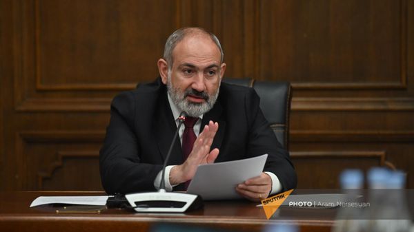 Премьер-министр Никол Пашинян на обсуждении бюджетного отчета 2022 года (29 мая 2023). Еревaн - Sputnik Армения
