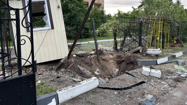 Последствия обстрела ВСУ домов с мирными жителями (30 мая 2023). Белгород - Sputnik Армения