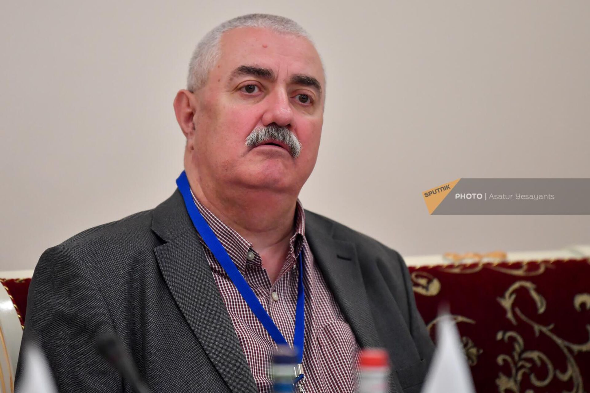 Арам Сафарян на двусторонней российско-армянской конференции Развитие российско-армянских отношений в евразийском пространстве (1 июня 2023). Еревaн - Sputnik Армения, 1920, 01.06.2023