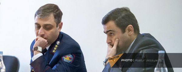 Прокуроры Геворг Багдасарян и Петрос Петросян на судебном заседании по делу 1-го марта (11 февраля 2020). Еревaн - Sputnik Արմենիա