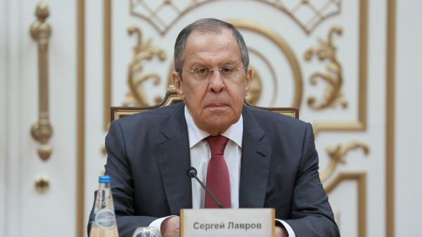 Сергей Лавров на заседании министров иностранных дел стран ОДКБ (20 июня 2023). Минск - Sputnik Армения
