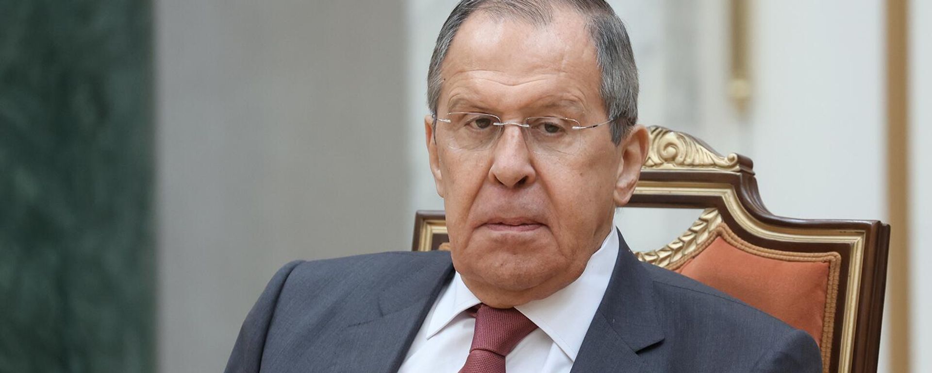 Министр иностранных дел РФ Сергей Лавров на встрече президента Белоруссии с главами МИД стран - участниц ОДКБ и генсеком организации (20 июня 2023). Минск - Sputnik Армения, 1920, 27.11.2023