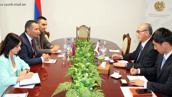 Հայաստանում Ճապոնիայի արտակարգ և լիազոր դեսպան Մասանորի Ֆուկուշիման Սյունիքում - Sputnik Արմենիա