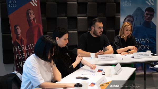 Пресс-конференция, посвященная YEREVAN FASHION WEEK (23 июня 2023). Еревaн - Sputnik Армения