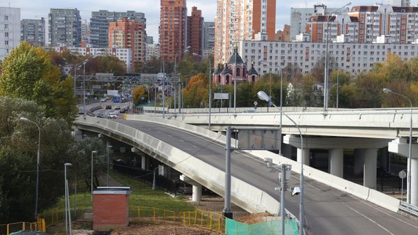 Мэр Москвы С. Собянин осмотрел строительство Северо-Восточной хорды - Sputnik Армения