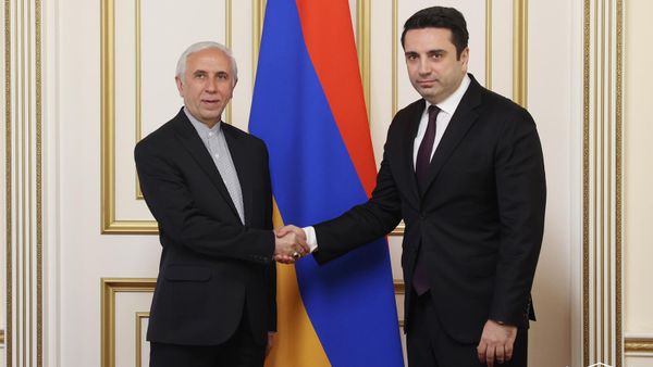  ԱԺ նախագահ Ալեն Սիմոնյանն ու Աբբաս Բադախշան Զոհուրին - Sputnik Արմենիա