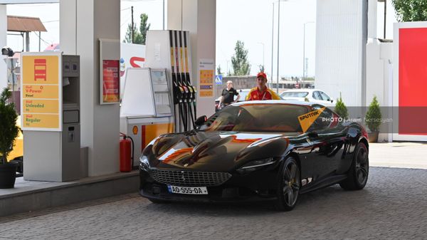 Бензозаправочная станция марки Shell в Армении - Sputnik Армения
