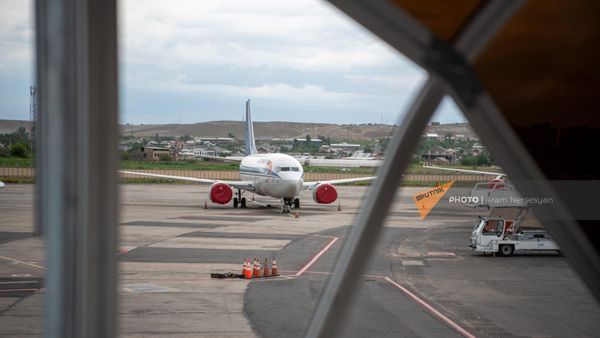 Ինքնաթիռը «Զվարթնոցում» - Sputnik Արմենիա