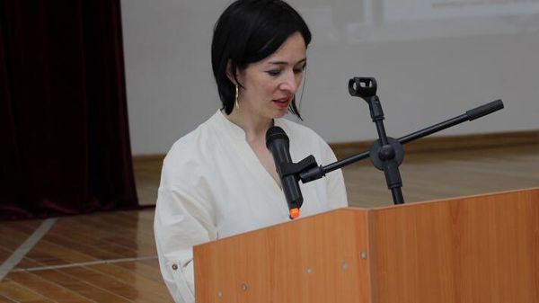 Министр ОНКС Жанна Андреасян на официальной церемонии открытия программы повышения квалификации учителей армян Диаспоры (3 июля 2023). Еревaн - Sputnik Армения