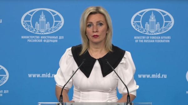 Мария Захарова во время еженедельного брифинга (6 июля 2023). Москва - Sputnik Армения
