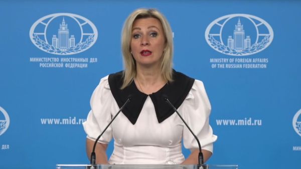 Мария Захарова во время еженедельного брифинга (6 июля 2023). Москва - Sputnik Армения