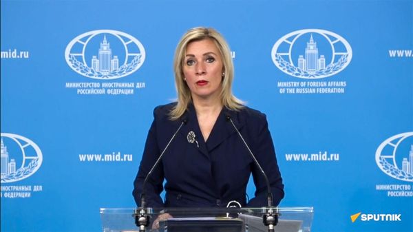 Мария Захарова во время еженедельного брифинга (20 июля 2023). Москва - Sputnik Армения