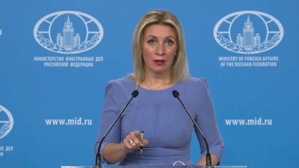 Представитель МИД РФ Мария Захарова проводит еженедельный брифинг (26 июля 2023). Москва - Sputnik Армения