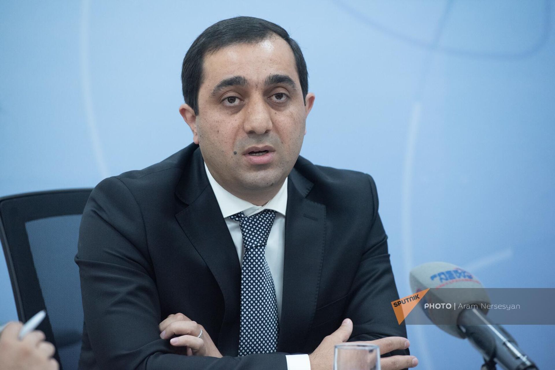 Директор ГНКО “Центр уголовно-исполнительной медицины” Камо Манукян на пресс-конференции накануне Всемирного дня борьбы против гепатита в Министерстве здравоохранения (28 июля 2023). Еревaн Директор ГНКО “Центр уголовно-исполнительной медицины” Камо Манукян на пресс-конференции накануне Всемирного дня борьбы против гепатита в Министерстве здравоохранения (28 июля 2023). Еревaн - Sputnik Армения, 1920, 28.07.2023