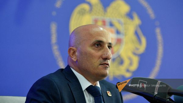 Пресс-конференция председателя ЦИК Ваагна Овакимяна (3 августа 2023). Еревaн - Sputnik Армения