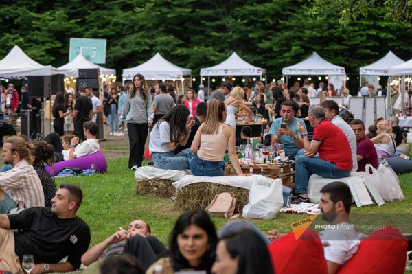 Отдыхающие на Dilijan Wine Fest Отдыхающие на Dilijan Wine Fest - Sputnik Армения