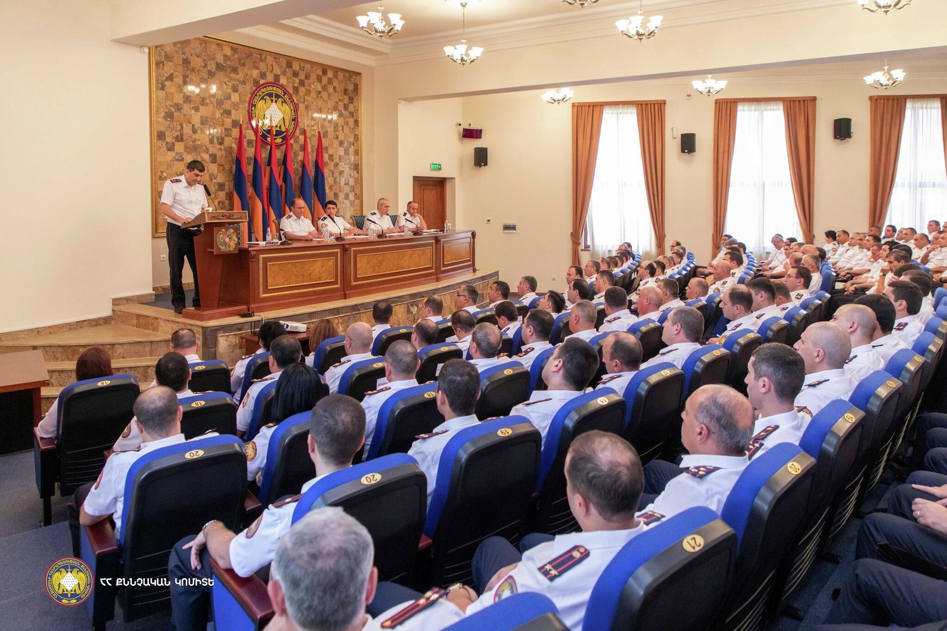 Председатель Следственного комитета Аргишти Кярамян провел расширенное заседание с участием членов коллегии СК, руководителей функциональных управлений и следователей (9 августа 2023). Еревaн - Sputnik Արմենիա, 1920, 09.08.2023