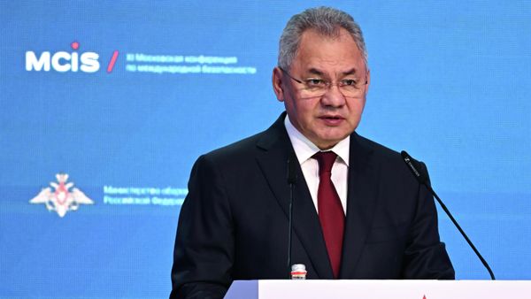 Министр обороны РФ Сергей Шойгу выступает на XI Московской конференции по международной безопасности - Sputnik Армения