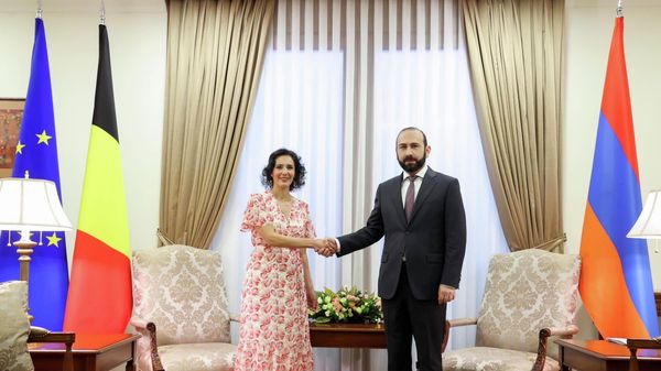Հայաստանի և Բելգիայի ԱԳ նախարարների հանդիպումը - Sputnik Արմենիա