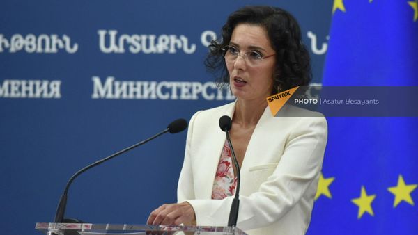 Բելգիայի ԱԳ նախարար Հաջա Լահբիբը Երևանում - Sputnik Արմենիա