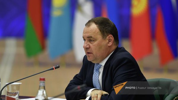 Премьер-министр Беларуси Роман Головченко на заседании глав правительств стран ЕАЭС (24 августа 2023). Цахкадзор, Армения - Sputnik Армения