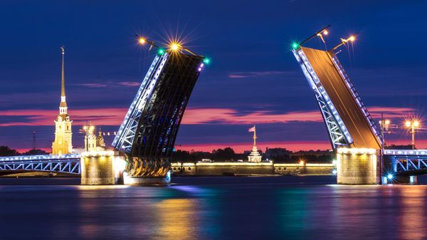 Разводной мост в Санкт-Петербурге - Sputnik Армения