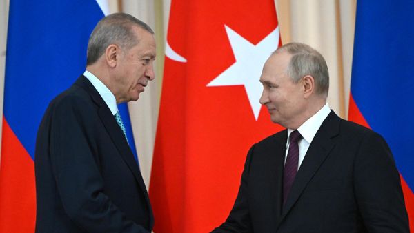 Встреча президентов РФ и Турции Владимира Путина и Реджепа Тайипа Эрдогана (4 сентября 2023). Сочи - Sputnik Армения