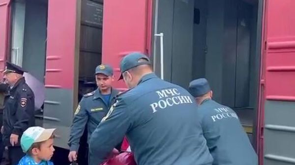 Пассажиры самолета Уральских авиалиний, который экстренно приземлился на поле в Новосибирской области, прибыли в Омск на поезде - Sputnik Армения