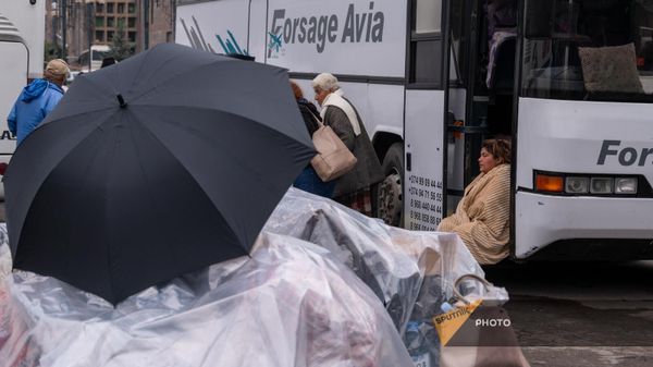 Вынужденные переселенцы из Нагорного Карабаха в Горисе (30 сентября 2023). Сюник - Sputnik Армения
