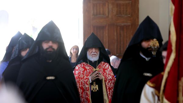 Անթիլիասում ի զորակցություն Արցախի աղոթք է կատարվել - Sputnik Արմենիա