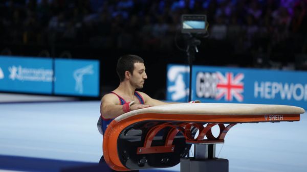 Член сборной Армении по спортивной гимнастике Артур Давтян на Чемпионате мира в Антверпене - Sputnik Армения
