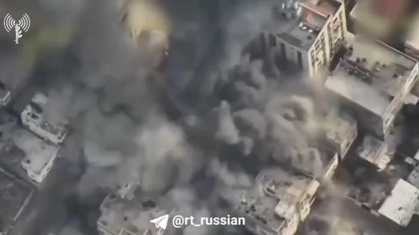  Видео авиаударов израильских военных по сектору Газа - Sputnik Արմենիա