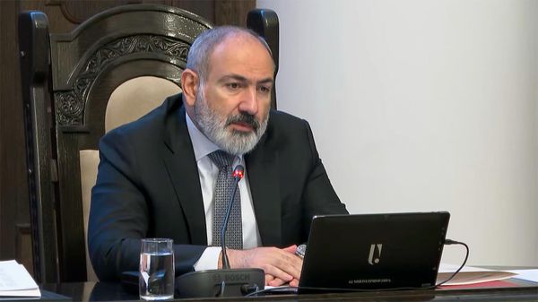 Премьер-министр Никол Пашинян на очередном заседании Правительства Армении (12 октября 2023). Еревaн - Sputnik Армения