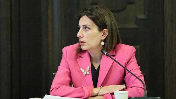 Министр здравоохранения Анаит Аванесян на очередном заседании Правительства Армении (12 октября 2023). Еревaн - Sputnik Армения