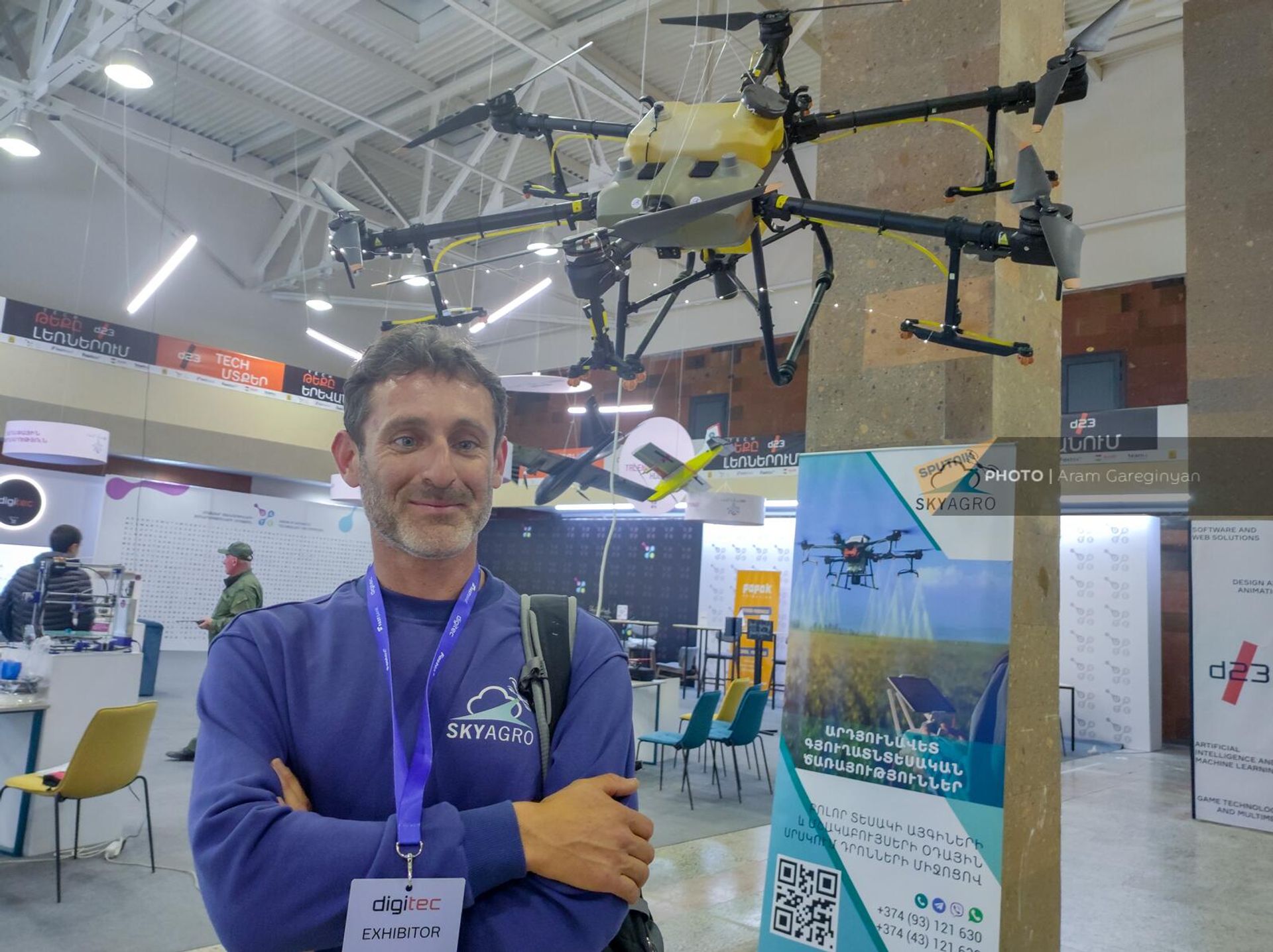 Сооснователь и технический директор компании SkyAgro Мигран Саакян - Sputnik Արմենիա, 1920, 19.10.2023