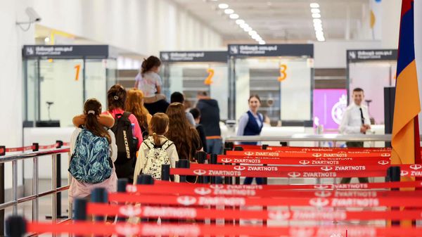 Специальный рейс Тель-Авив - Ереван в аэропорту Звартноц (16 октября 2023). Еревaн - Sputnik Армения