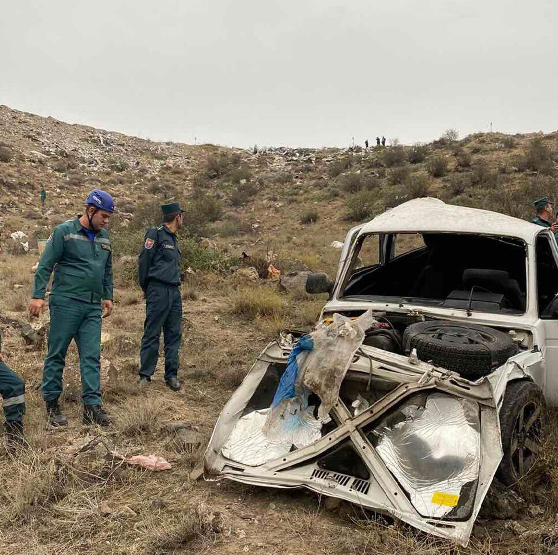 Провалившийся в ущелье автомобиль (18 октября 2023). Котайк - Sputnik Արմենիա, 1920, 18.10.2023
