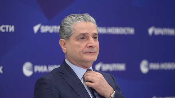 Тигран Саркисян во время видеомоста на тему Новые проекты Фонда цифровых инициатив Евразийского банка развития: интеграция стран ЕАЭС (24 октября 2023). Москва - Sputnik Армения