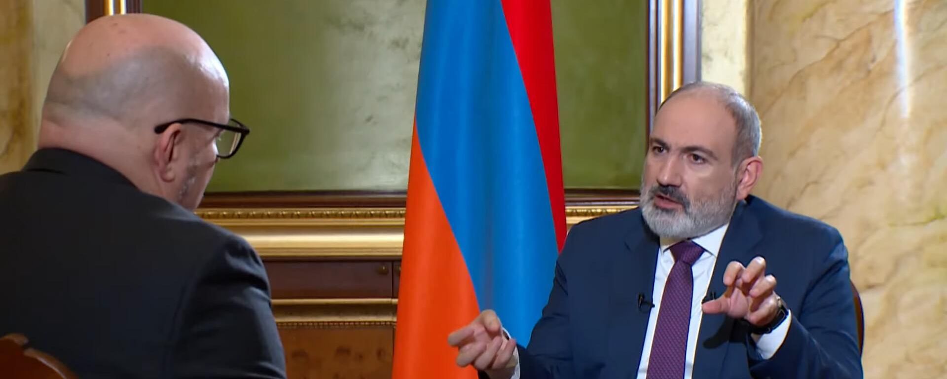 Նիկոլ Փաշինյանը հարցազրույց է տալիս  Wall Street Journal–ին - Sputnik Արմենիա, 1920, 25.10.2023