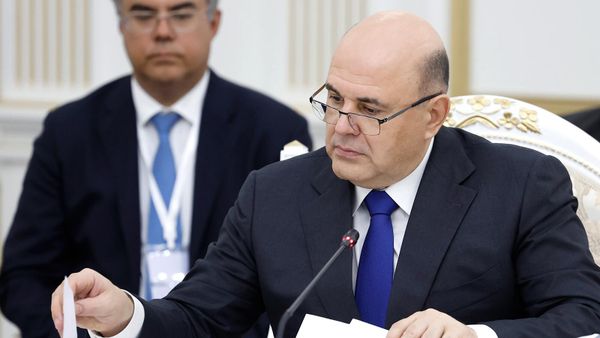 Председатель правительства РФ Михаил Мишустин на заседании Совета глав правительств СНГ и Евразийского межправительственного совета в узком составе (26 октября 2023). Бишкек - Sputnik Армения