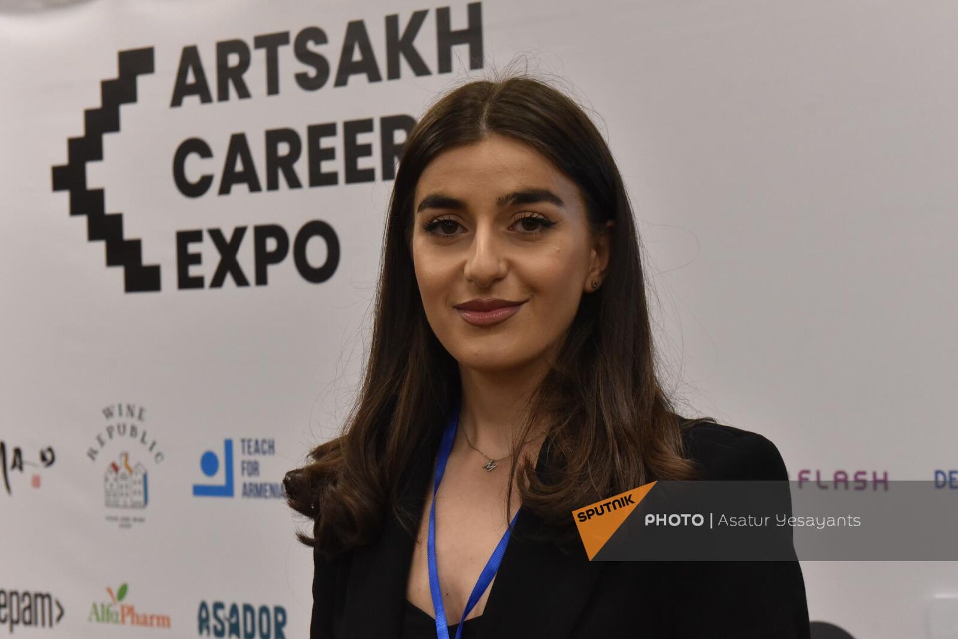 Соучредитель и организатор выставки Artsakh Career Expo Мане Барегамян Соучредитель и организатор выставки Artsakh Career Expo Мане Барегамян - Sputnik Արմենիա, 1920, 31.10.2023